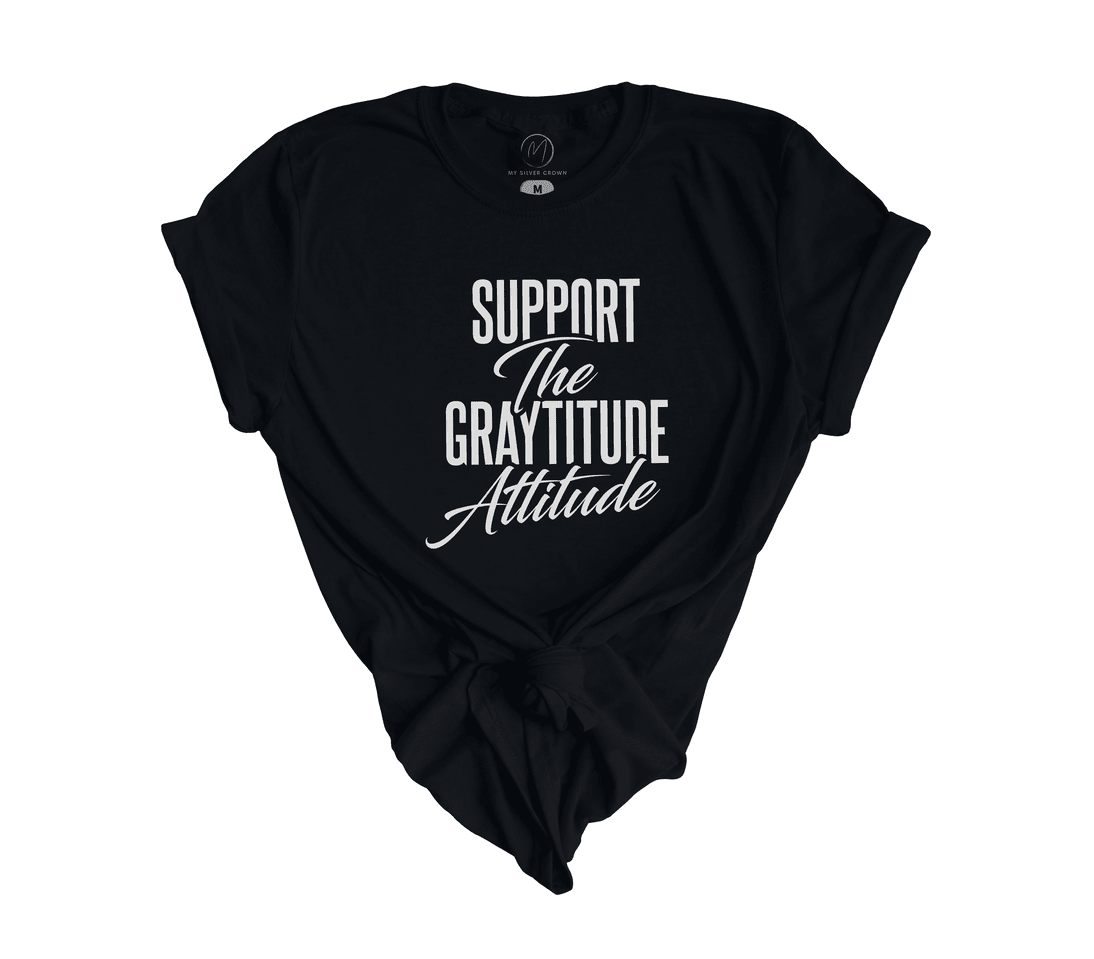 Support the Graytitude Attitude Tee (+ 7 more colors)