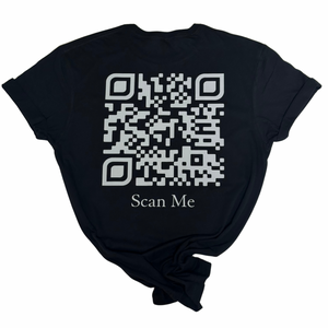 Silver and Proud Interactive QR Code Tee
